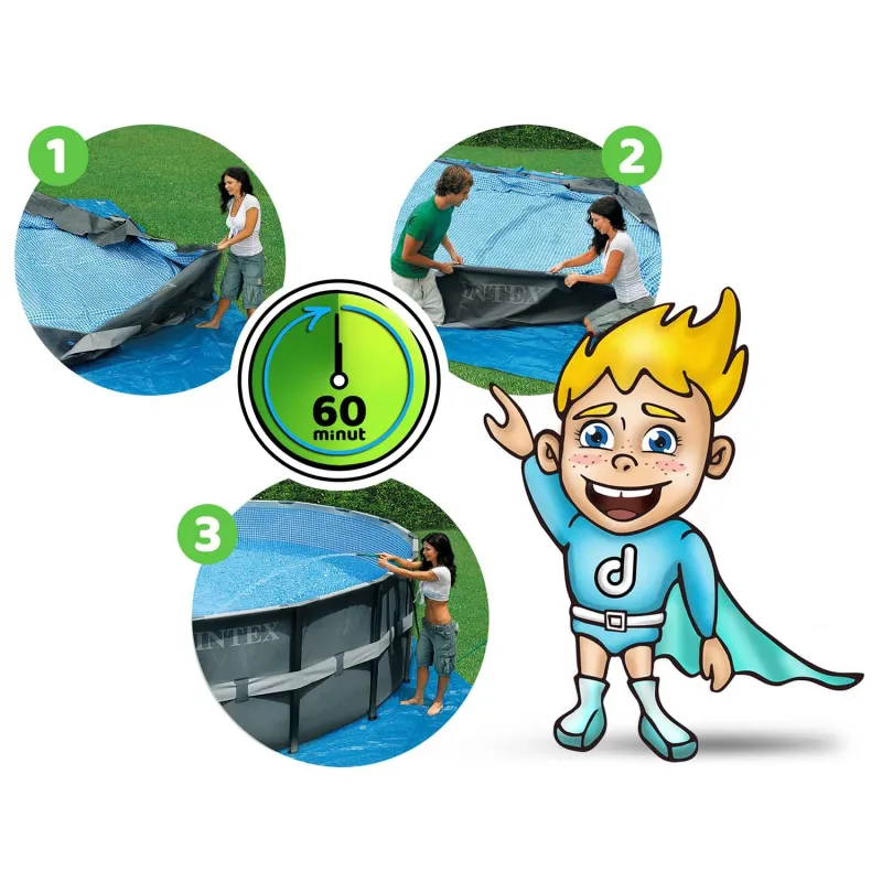 Piscină de Grădină 549 x 132 cm, ideală pentru joaca copiilor în aer liber
