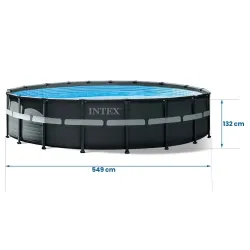 Piscină cu Cadru 549 x 132 cm, ideală pentru zilele de vară în grădină