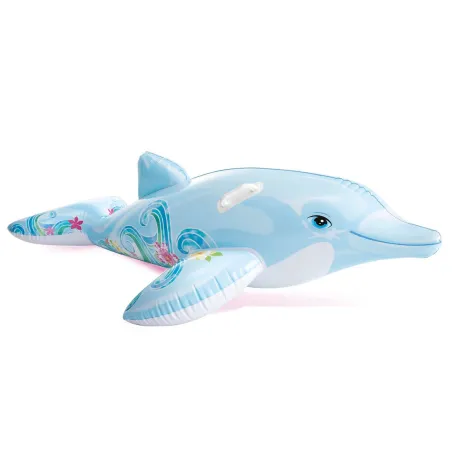 Jucărie gonflabilă în formă de delfin albastru pentru distracție în apă, INTEX 58535