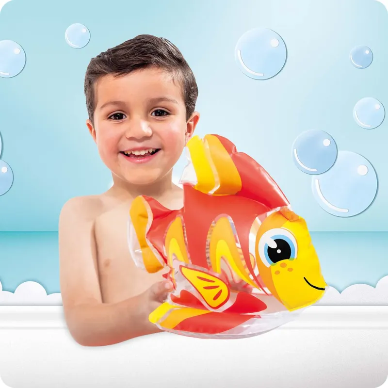 Jucărie de baie colorată în formă de pește, perfectă pentru cada sau piscina