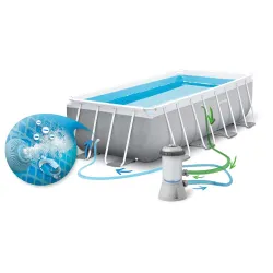 Piscină de grădină din material rezistent, ideală pentru utilizare pe termen lung