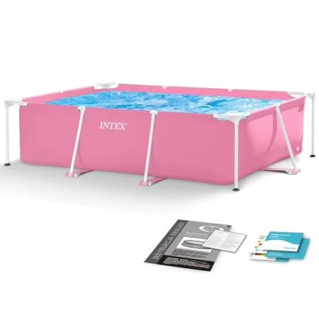 INTEX 28266 Piscină de Grădină cu Cadru 220 x 150 x 60 cm din material rezistent