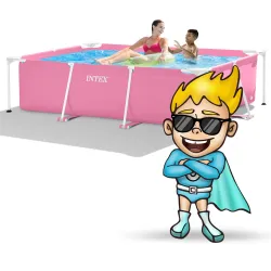 Piscină de Grădină albastră, ideală pentru distracție în aer liber