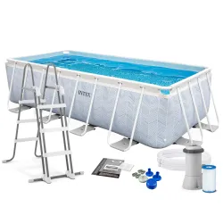 Piscină de grădină 400 x 200 x 100 cm, ideală pentru relaxare vara în aer liber