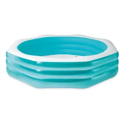 Piscină Gonflabil Octogonală 254 x 254 x 56 cm Intex 58492