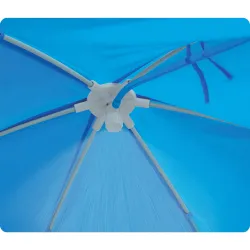Piscină cu cadru pentru copii, baldachin albastru, perfectă pentru vară