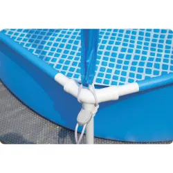 Piscină pentru copii cu baldachin, ideală pentru joacă în grădină