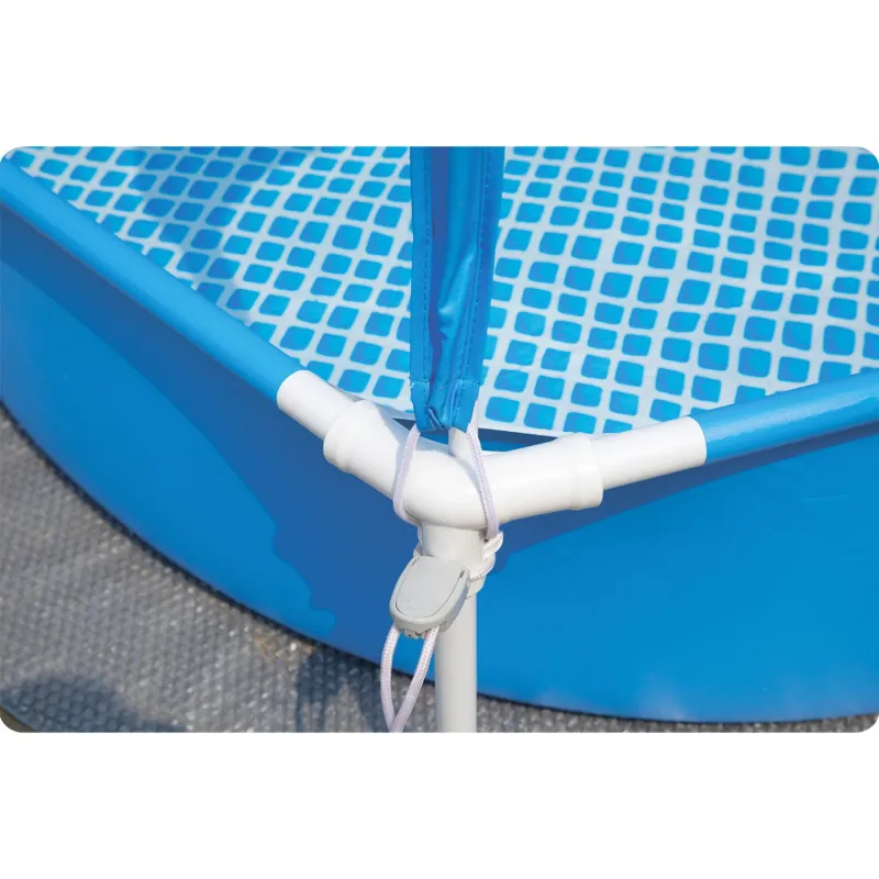 Piscină pentru copii cu baldachin, ideală pentru joacă în grădină