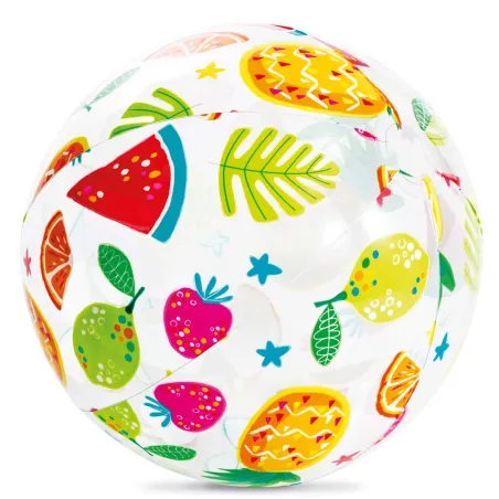 Minge de plajă gonflabil fructe 51 cm INTEX 59040, ideală pentru distracție la plajă