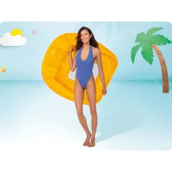 Fotoliu saltea gonflabil portocaliu INTEX 56802, un element elegant pentru grădină