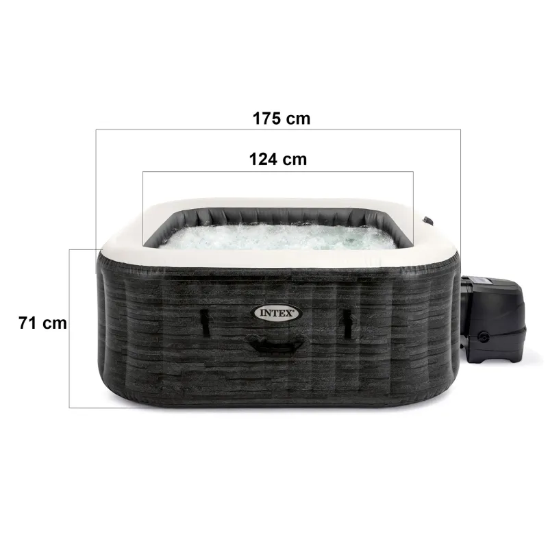 SPA gonflabil cu hidromasaj, materiale durabile și scaune confortabile, ideal pentru petreceri
