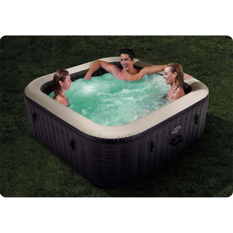 SPA gonflabil cu hidromasaj, perfect pentru grădină sau terasă, relaxare în orice vreme