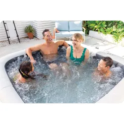 SPA gonflabil cu hidromasaj, ideal pentru familie sau prieteni, momente de relaxare împărtășite