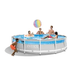 Piscină cu cadru 427 x 107 cm, perfectă pentru relaxare în grădină