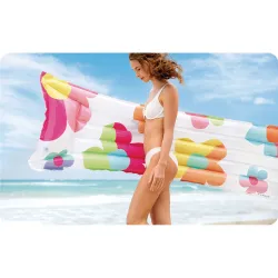 Saltea de înot Flori Intex 59720, ideală pentru grădină și piscină