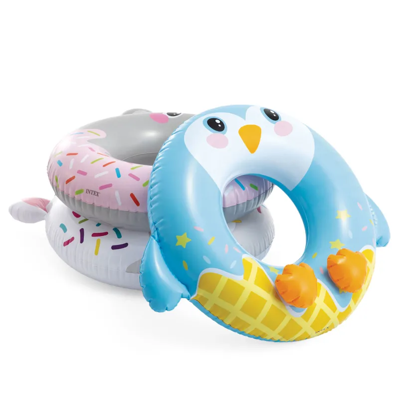 Inel de înot pinguin 81 cm, perfect pentru distracție la piscină