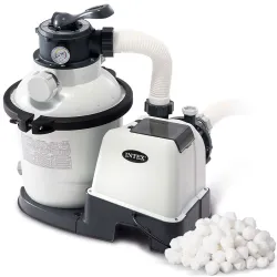 Pompă filtru nisip + bile filtrante 5700 l/h Intex 26644