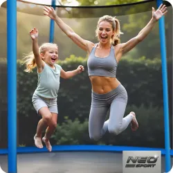 Trambulină de Grădină 8ft, ideal pentru distracție și fitness în aer liber