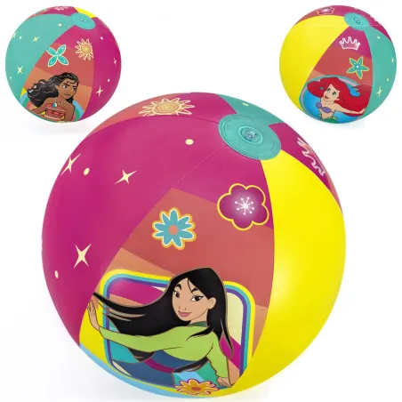Minge plajă Disney Princess de 51 cm, perfectă pentru distracție de vară