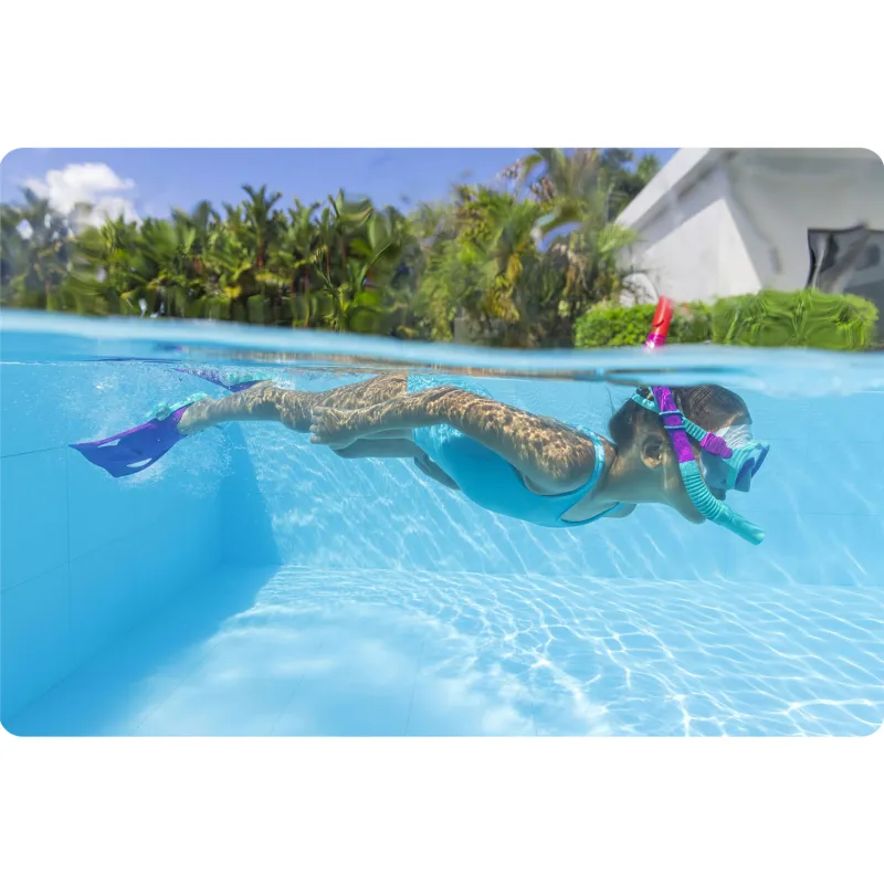 Bestway 25046 Set Snorkeling pentru Tineri din materiale durabile, pentru siguranță