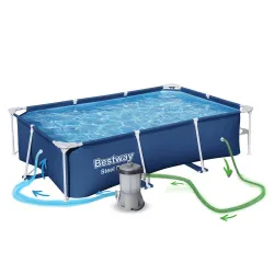 Piscină de grădină pentru relaxare în curte sau pe terasă