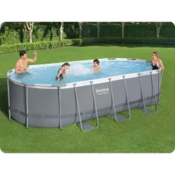 Bestway 56710 Piscină de Grădină 549 x 274 x 122 cm 17in1 pentru distracție de vară