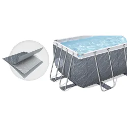 Piscină mare cu cadru, 17in1, ideală pentru distracția de vară