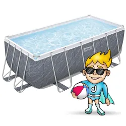 Piscină de grădină cu structură solidă, ideală pentru familii cu copii