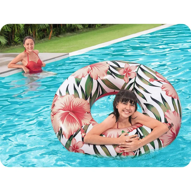 Colac de înot moale de 119 cm, confortabil și sigur pentru copii