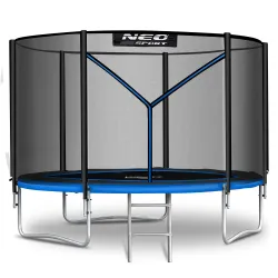 Trambulină de Grădină Neo-Sport 10ft/312cm cu Plasă Externă și Scară