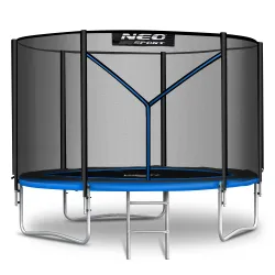 Trambulină de grădină 8ft/252cm cu plasă externă și scară Neo-Sport