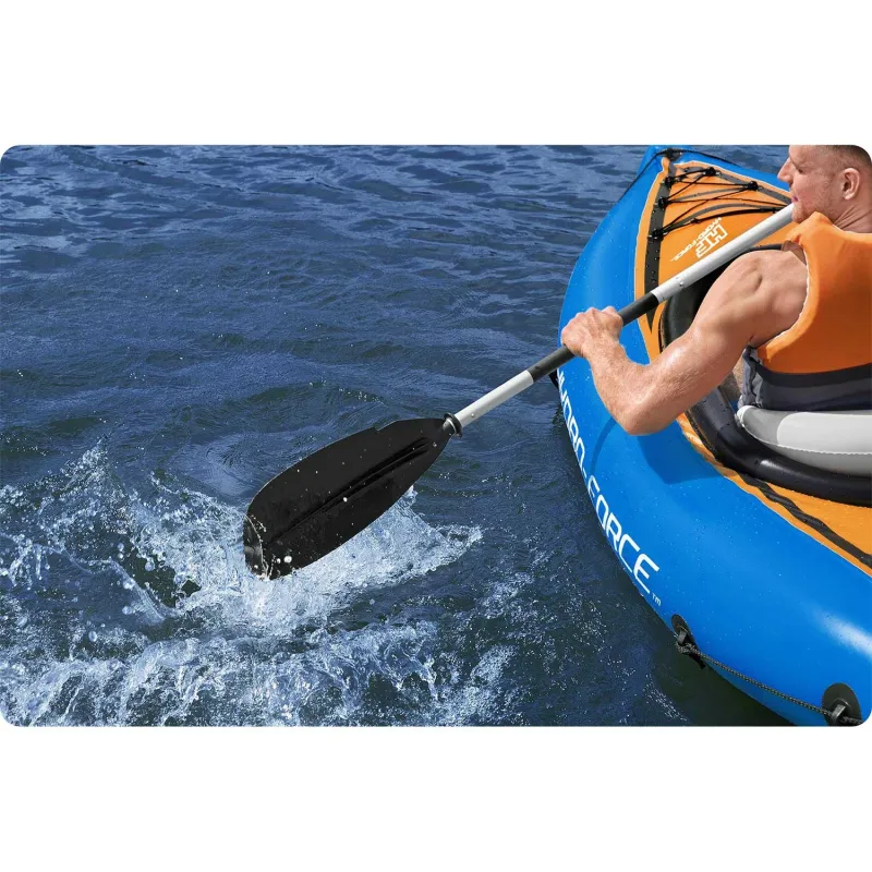 Paddle din aluminiu 230 cm Bestway 62174, perfecte pentru rafting și activități recreative