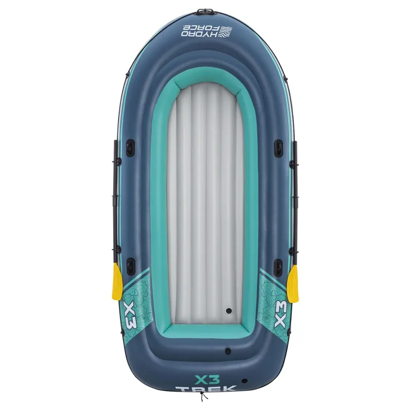 Ponton Trek X3, barcă gonflabilă colorată pentru distracție în familie
