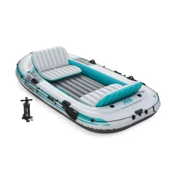 Ponton Hydro-Force Adventure X4 Bestway 65158 perfect pentru utilizare pe lac sau râu