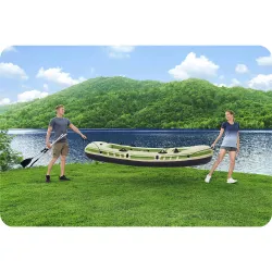Ponton Voyager X3 294 x 137 cm, realizat din material PVC durabil