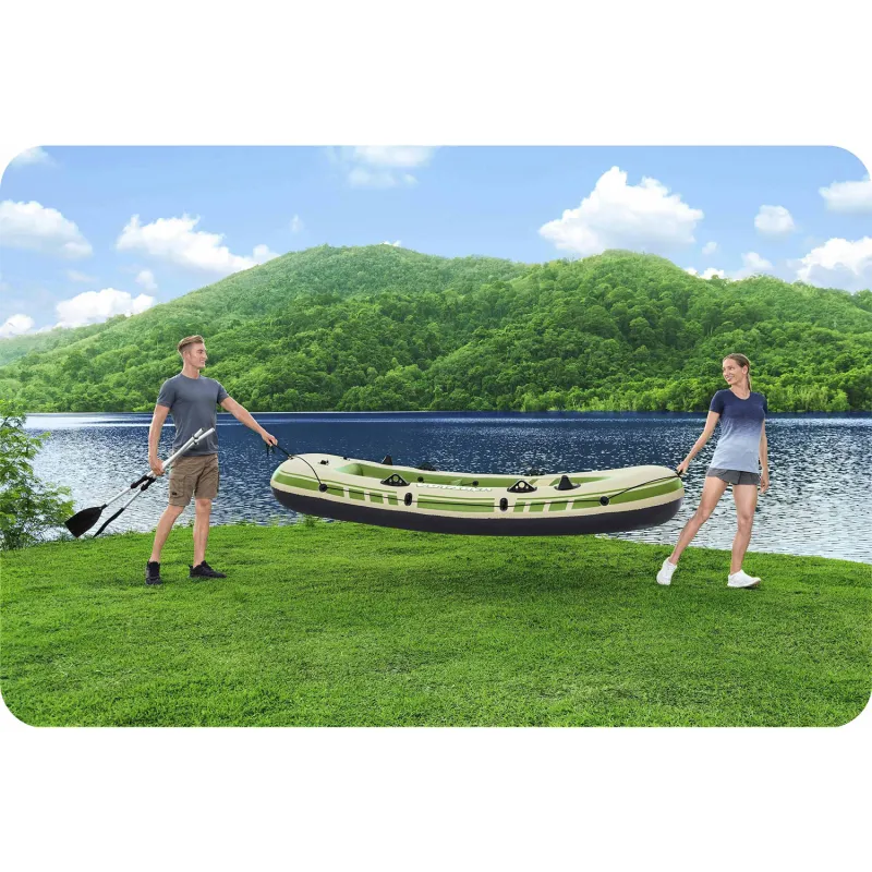 Ponton Voyager X3 294 x 137 cm, realizat din material PVC durabil