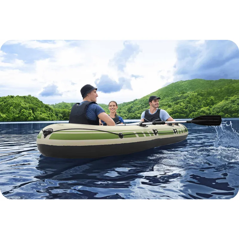 Ponton Voyager X3 294 x 137 cm, ideal pentru distracția în familie pe apă