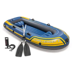 Barca gonflabila Challenger 3 Set 295 x 137 x 43 cm INTEX 68370