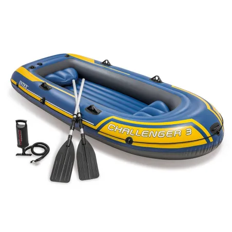 Barcă gonflabilă INTEX 68370 Challenger 3 295 x 137 x 43 cm pentru distracție pe apă