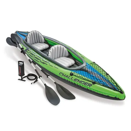 Kajak pentru două persoane INTEX 68306, 351 x 76 x 38 cm, perfect pentru aventuri pe apă