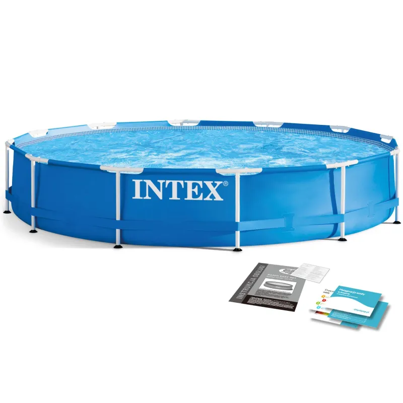Piscină cu cadru INTEX 28210 366 x 76 cm, ideală pentru grădină, ușor de montat