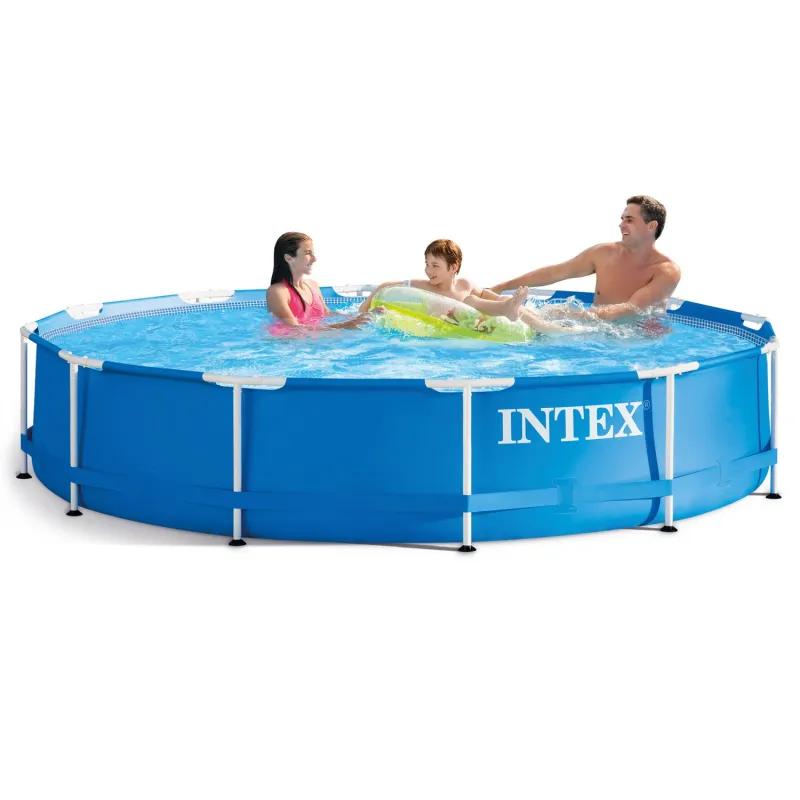 Piscină cu cadru INTEX 28210, culoare albastră, perfectă pentru vară