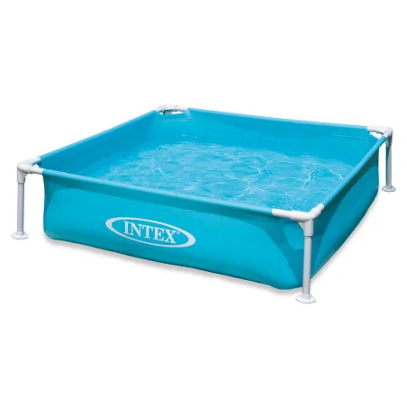Piscină cu cadru pentru copii 122 x 122 x 30 cm, perfectă pentru distracția de vară în grădină