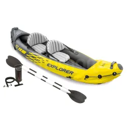 Caiac gonflabil Explorer K2 312 x 91 x 51 cm INTEX 68307