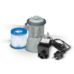Pompa de filtrare pentru piscine + transformator 12V 1250 l/h INTEX 28602GS