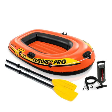 Ponton Explorer Pro 100 3w1 INTEX 58355, barcă gonflabilă rezistentă pentru activități acvatice