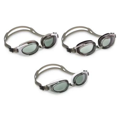 Ochelari de înot INTEX 55685 albi, ideali pentru sporturi acvatice