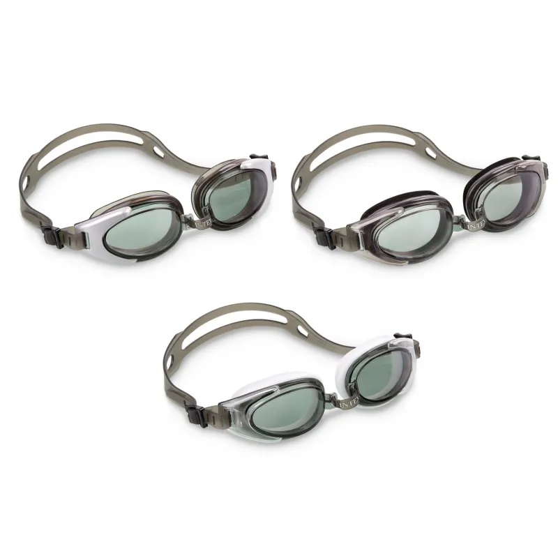 Ochelari de înot gri INTEX 55685, ideali pentru piscina