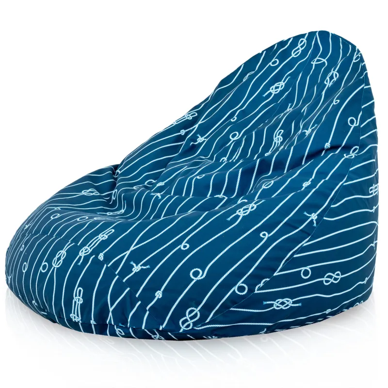 Fotoliu Puf tip Pară XXL Drop - Material Imprimeu Premium – vedere 2