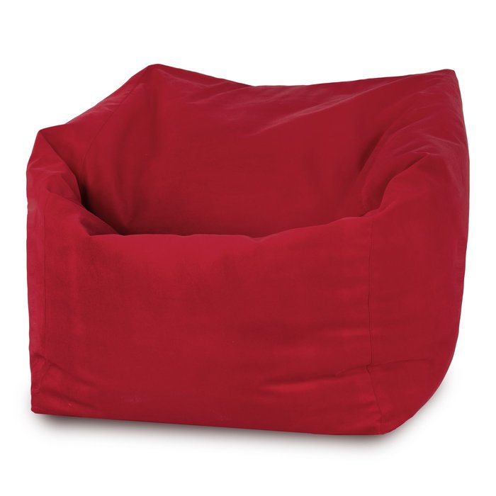 Roșu fotoliu bean bag amalfi velvet